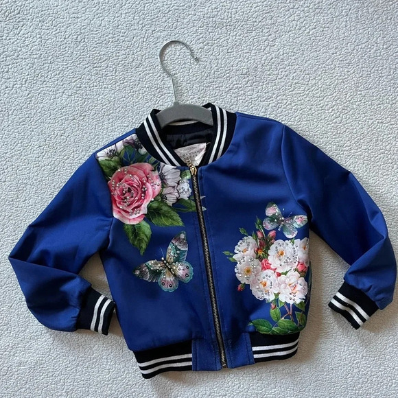Hannah Banana Other - Hannah Banana size 4 butterfly bomber jacket